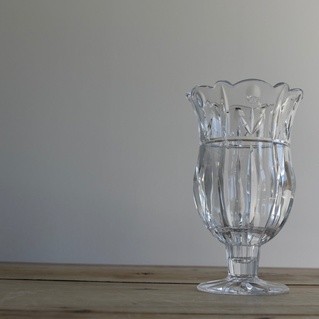 Tulip Garden 7" 1 Piece Open Hurricane/Vase by BLOCK