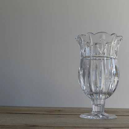 Tulip Garden 7" 1 Piece Open Hurricane/Vase by BLOCK