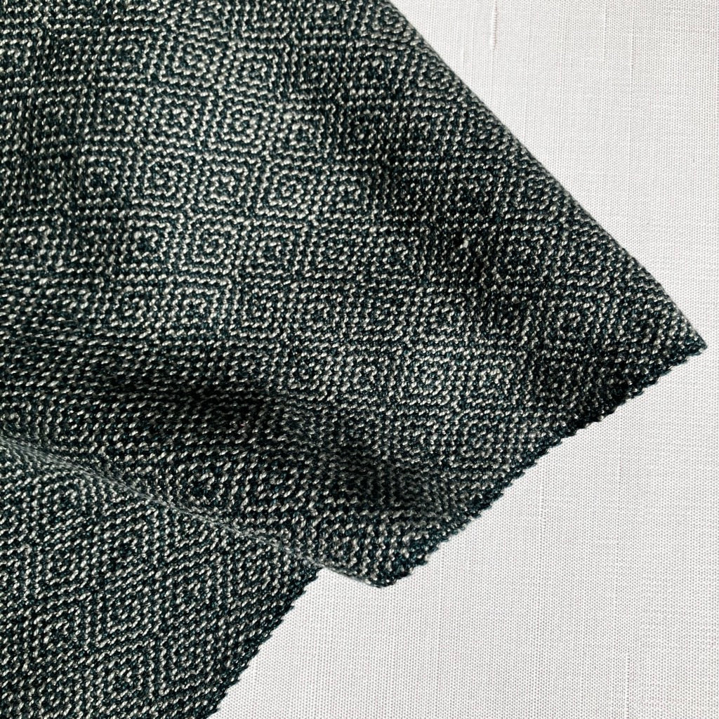 Table Runner in Gray and Green by Kristina Nichols
