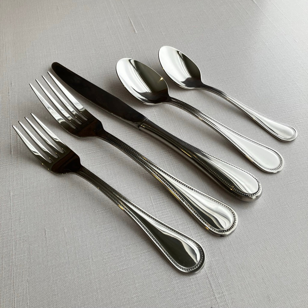 20 Piece Flatware Set in Pearl by Liberty Tabletop