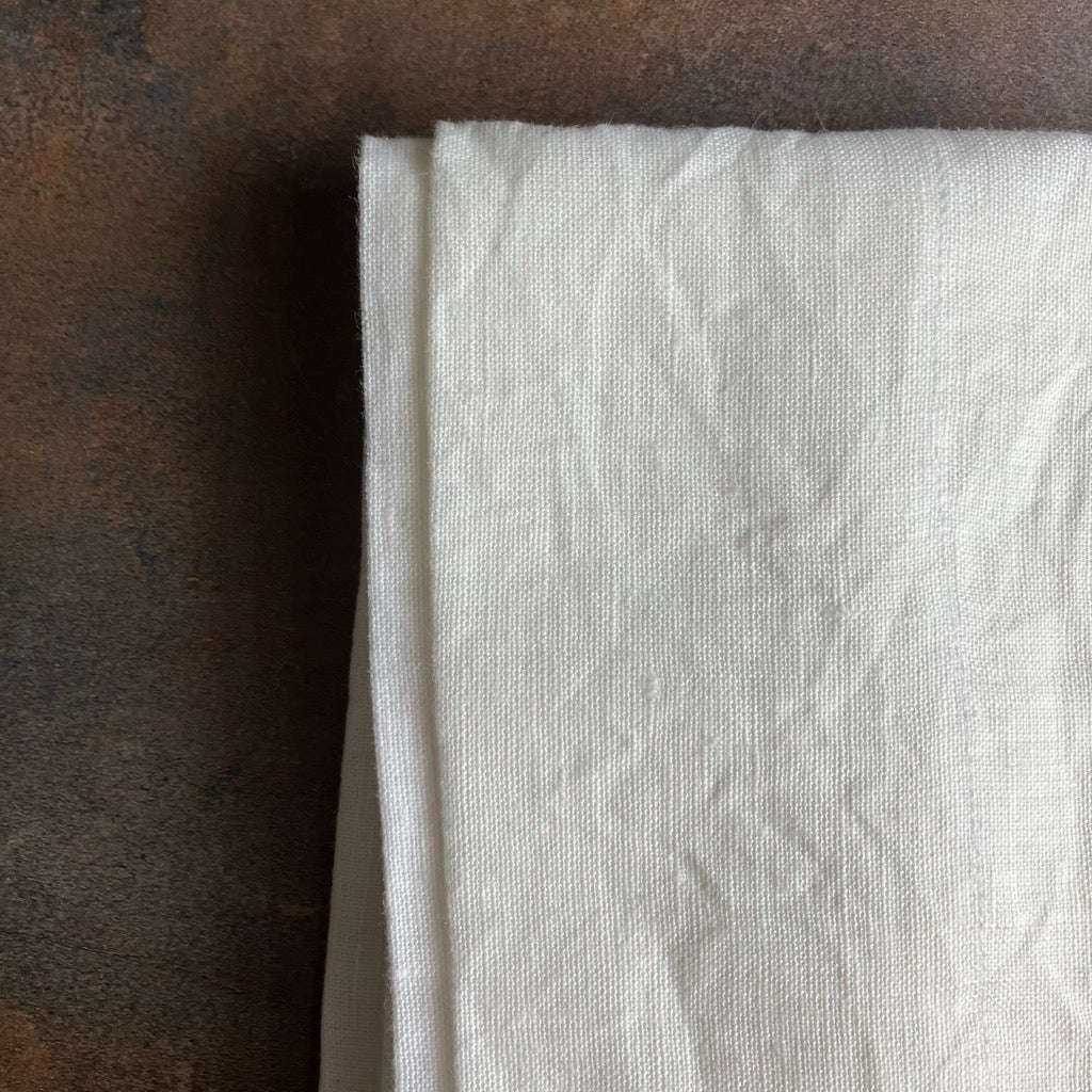 Off White 6 Foot Table Runner in European Linen by Rough Linen