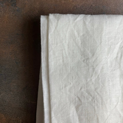 Off White 6 Foot Table Runner in European Linen by Rough Linen