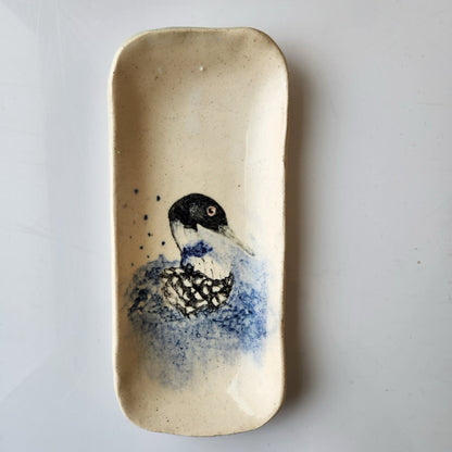 Extra Small Loon Dish by Jan Toscano