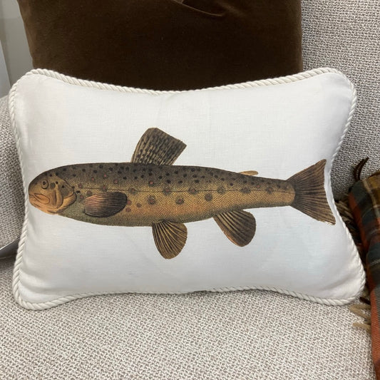Decorator Pillow in Vintage Sea Trout by Ox Bow Decor