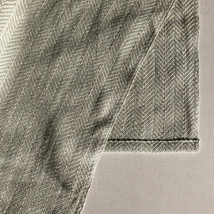 Tea Towel / Hand Towel Gray and White by Kristina Nichols