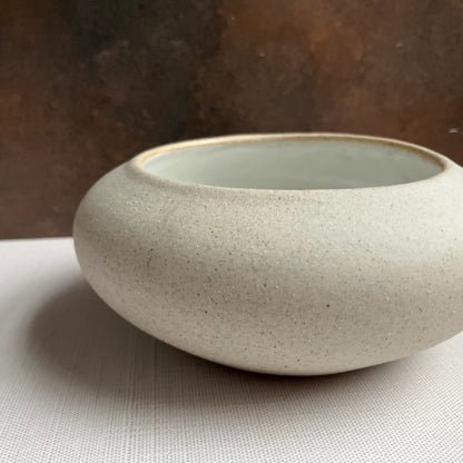 Stoneware Ikebana Vase RAW by Convivial