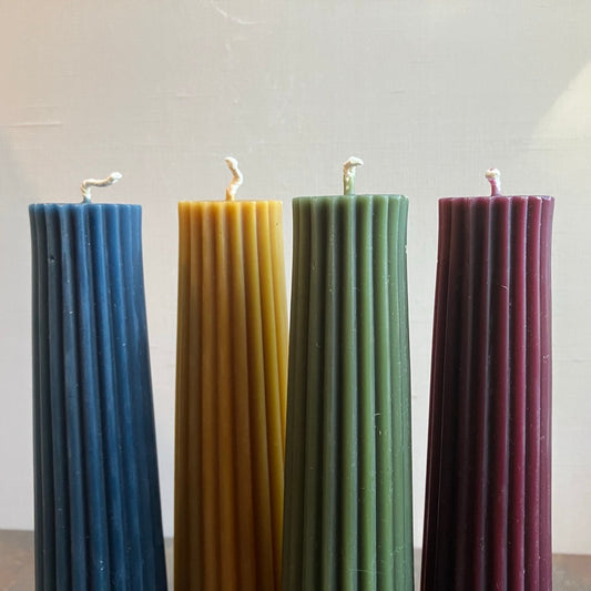 Petite Pillar Beeswax Candle by Greentree Home Candle