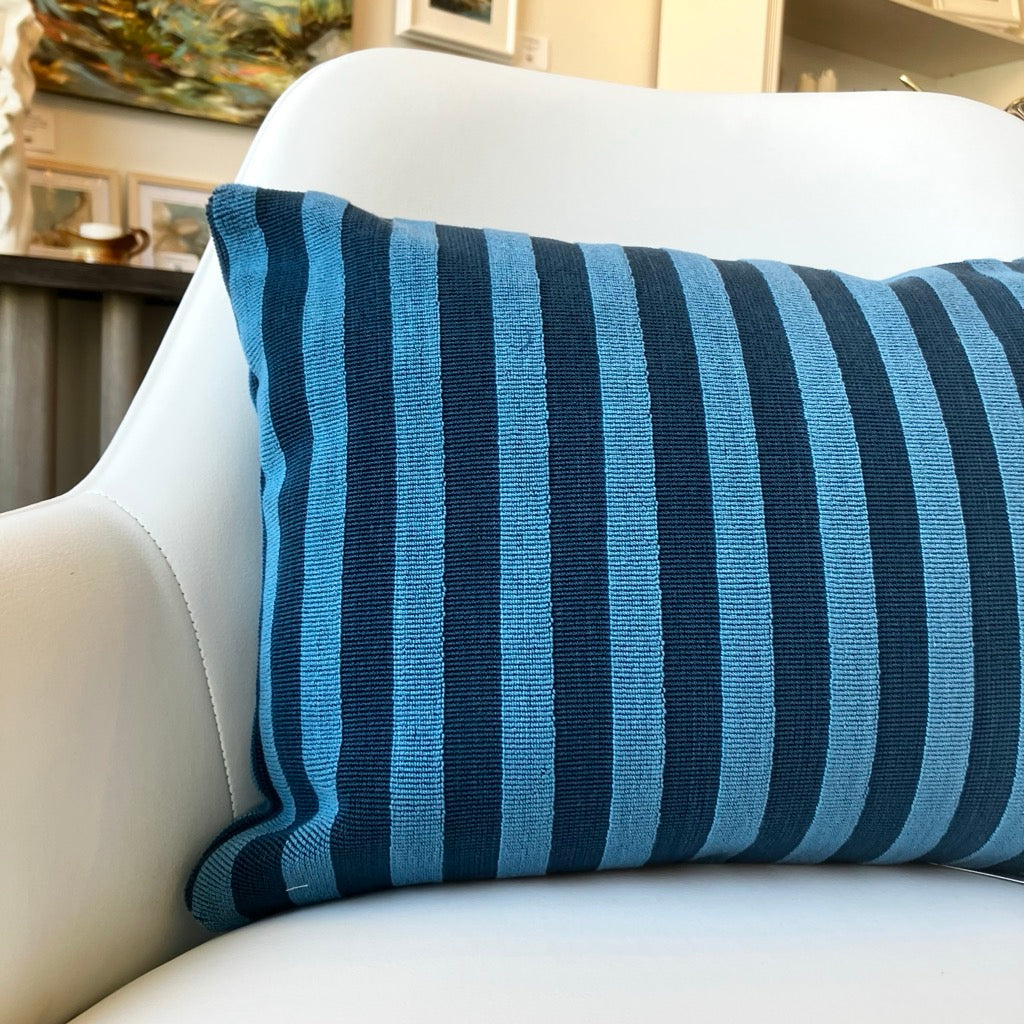 Pipe Illusion Lumbar Pillow by Schumacher