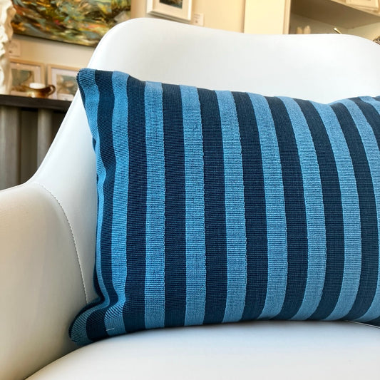 Pipe Illusion Lumbar Pillow by Schumacher