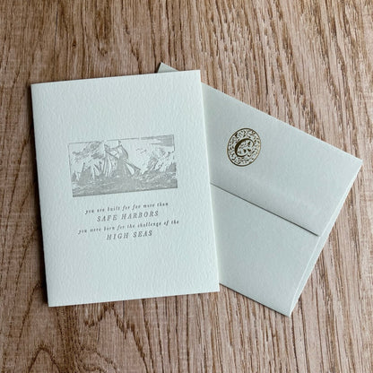 Built for High Seas Greeting Card By Ciarra Claire