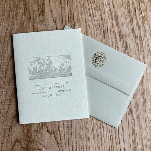 Built for High Seas Greeting Card By Ciarra Claire