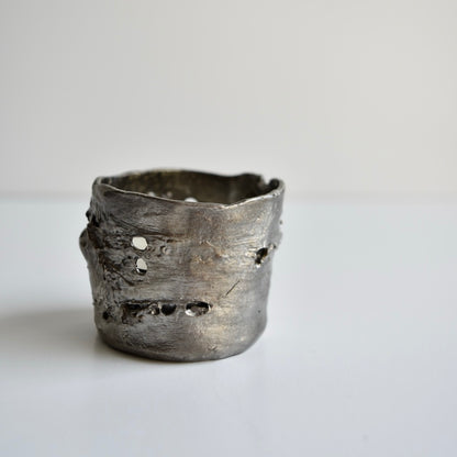Birch Bark Tea Light Holder by Michael Michaud