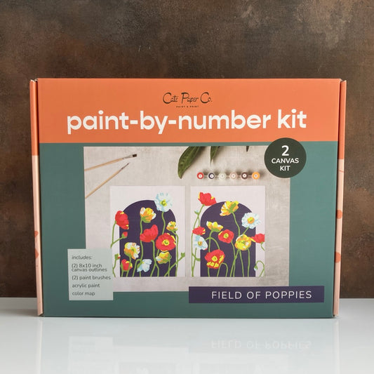 Field of Poppies Painting Kit by Cate Paper Co.