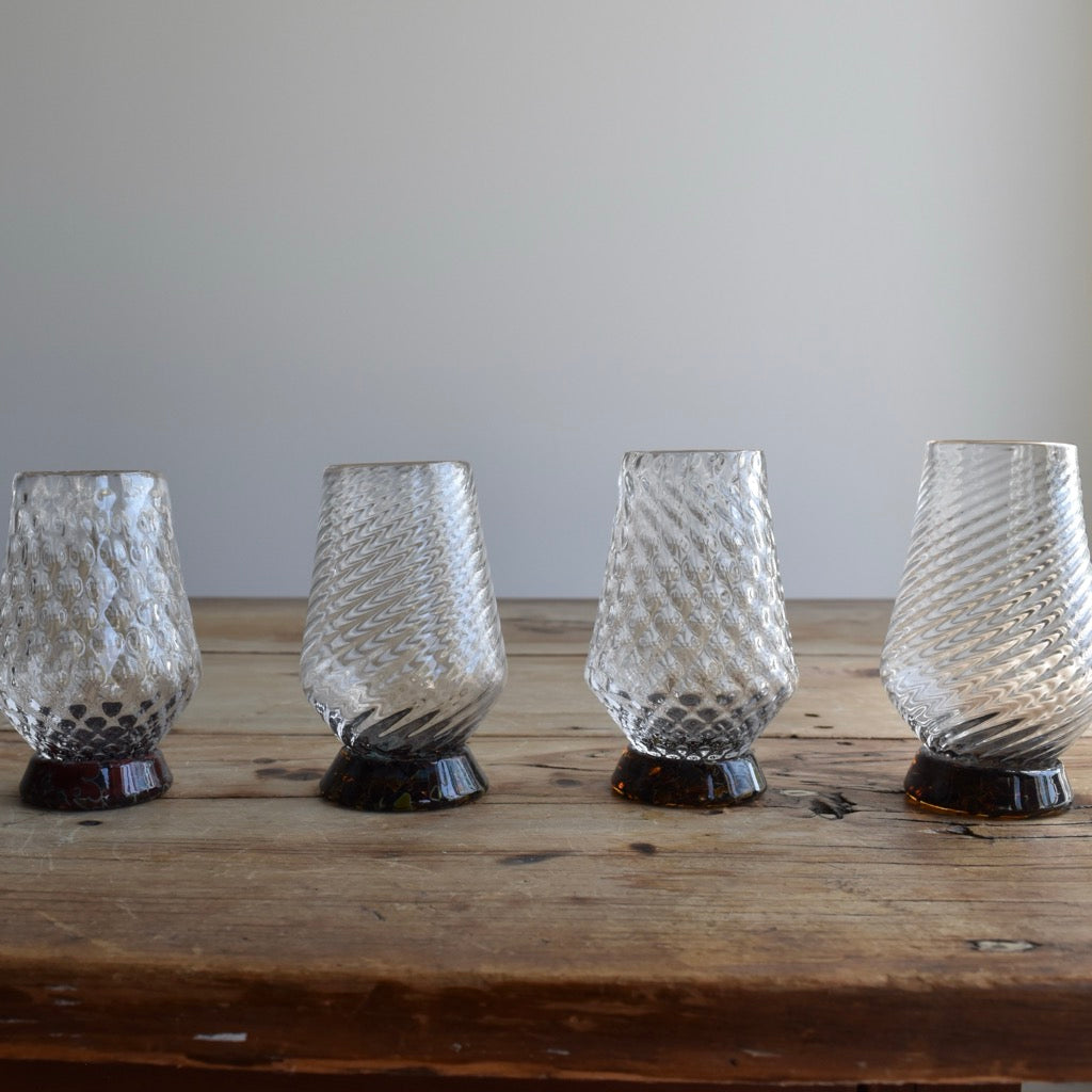Hand-Blown Spiral Neat Pour Glass by Bull In China