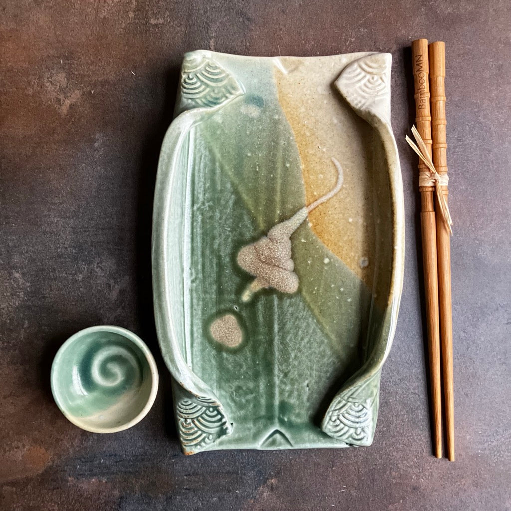 Sushi Tray by Otis Pottery