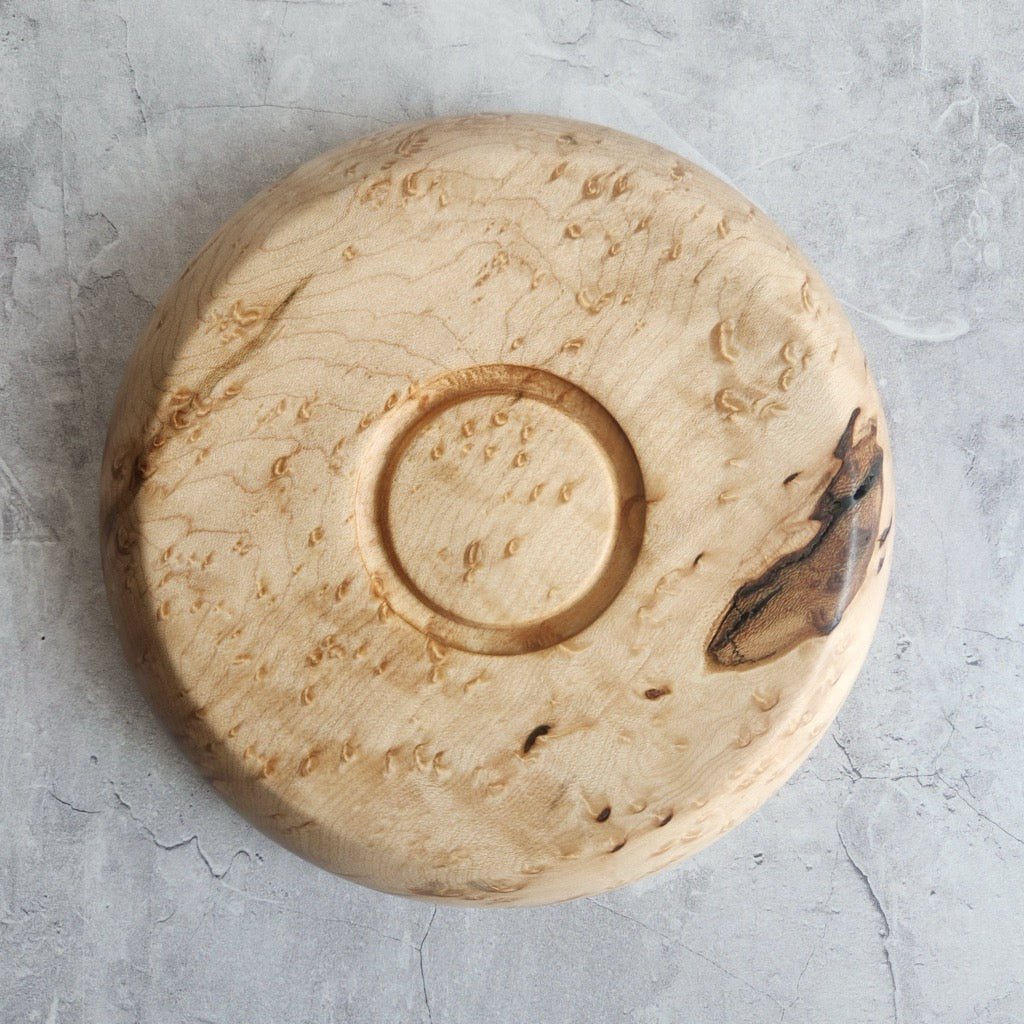 Birds Eye Maple Dish by Thom Forester