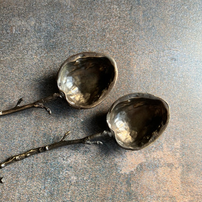 Walnut Spoon Set By Michael Michaud
