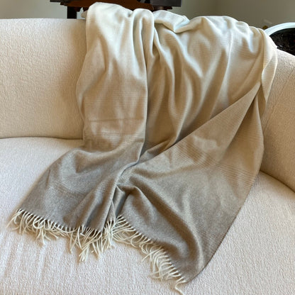 Whisper Ombre Merino Throw by Prince of Scots