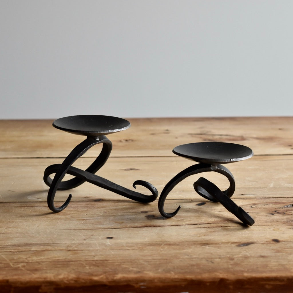 Sculpture Candle Holder by Blackthorne Forge