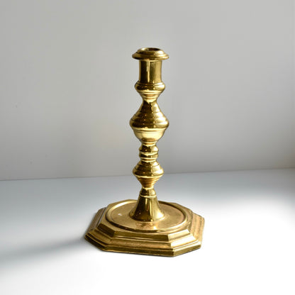 Found Late 20th Century Style Brass Candlestick