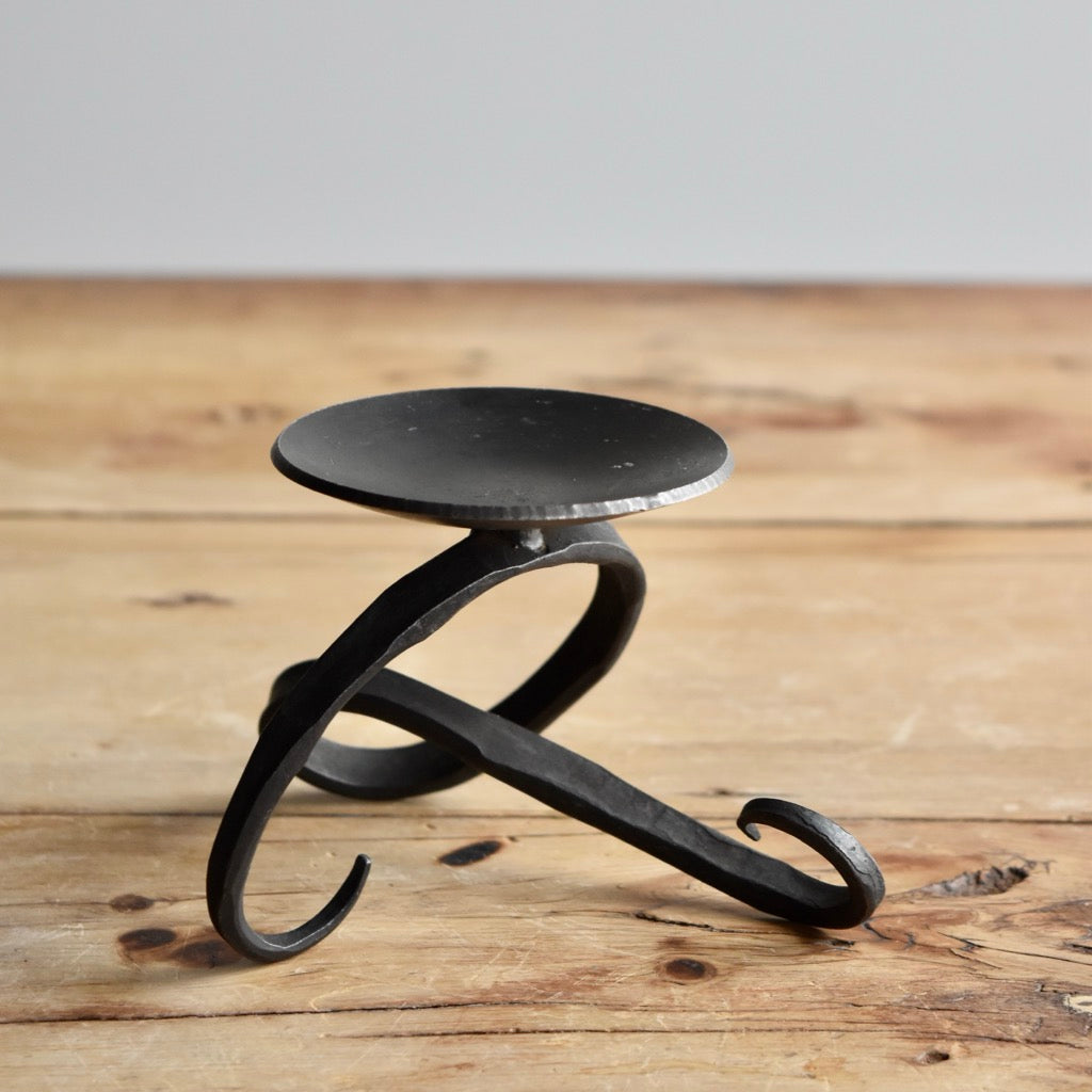Sculpture Candle Holder by Blackthorne Forge