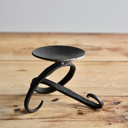 Sculpture Candle Holder by Blackthorne Forge
