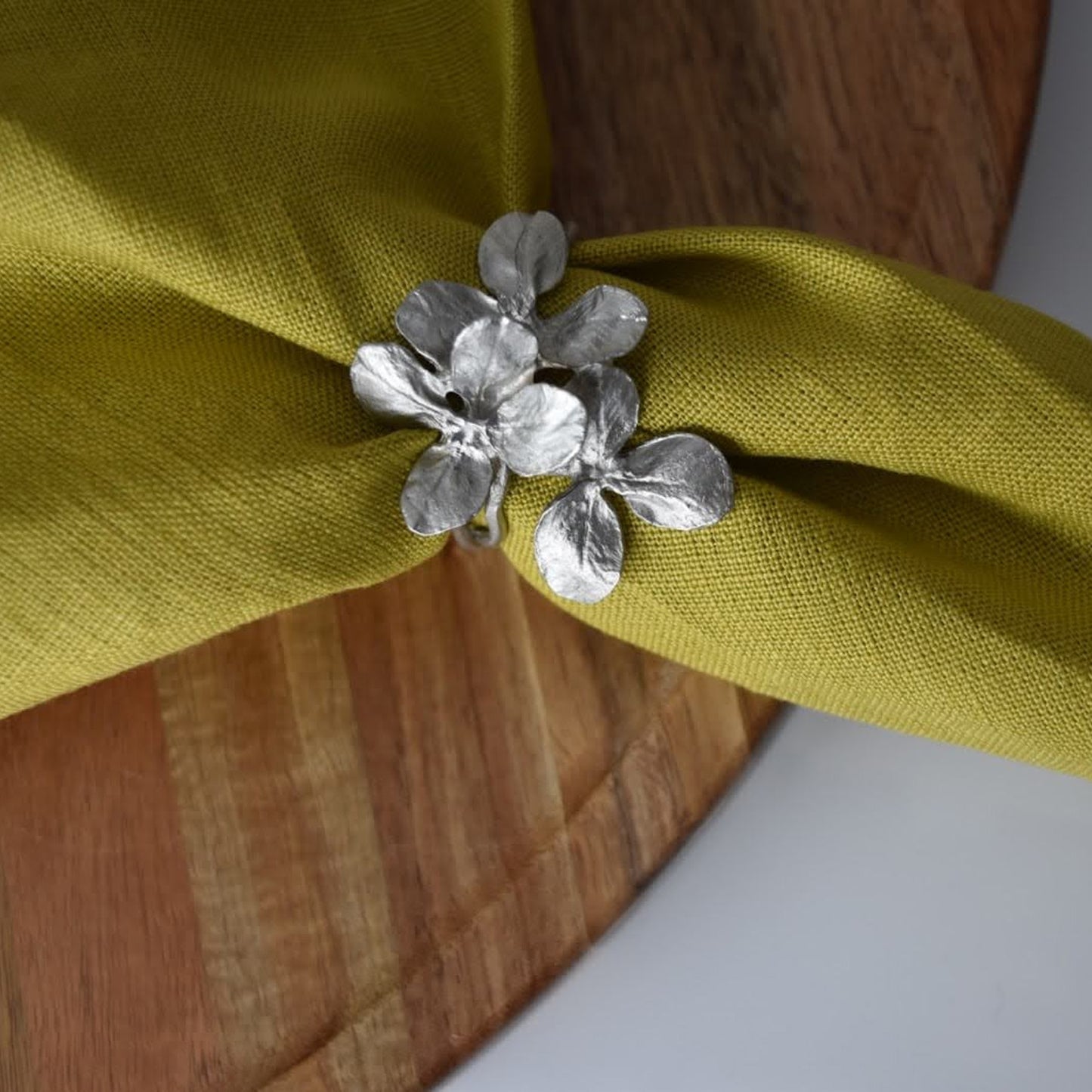 Clover Napkin Rings By Michael Michaud (Set of 4)