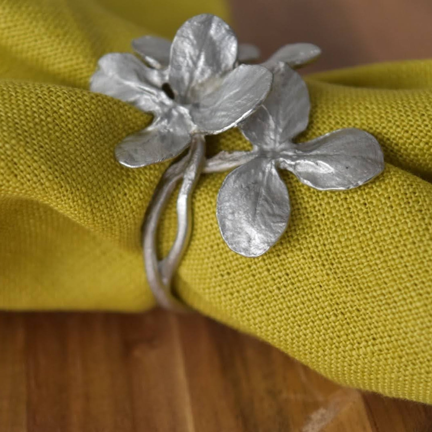 Clover Napkin Rings By Michael Michaud (Set of 4)