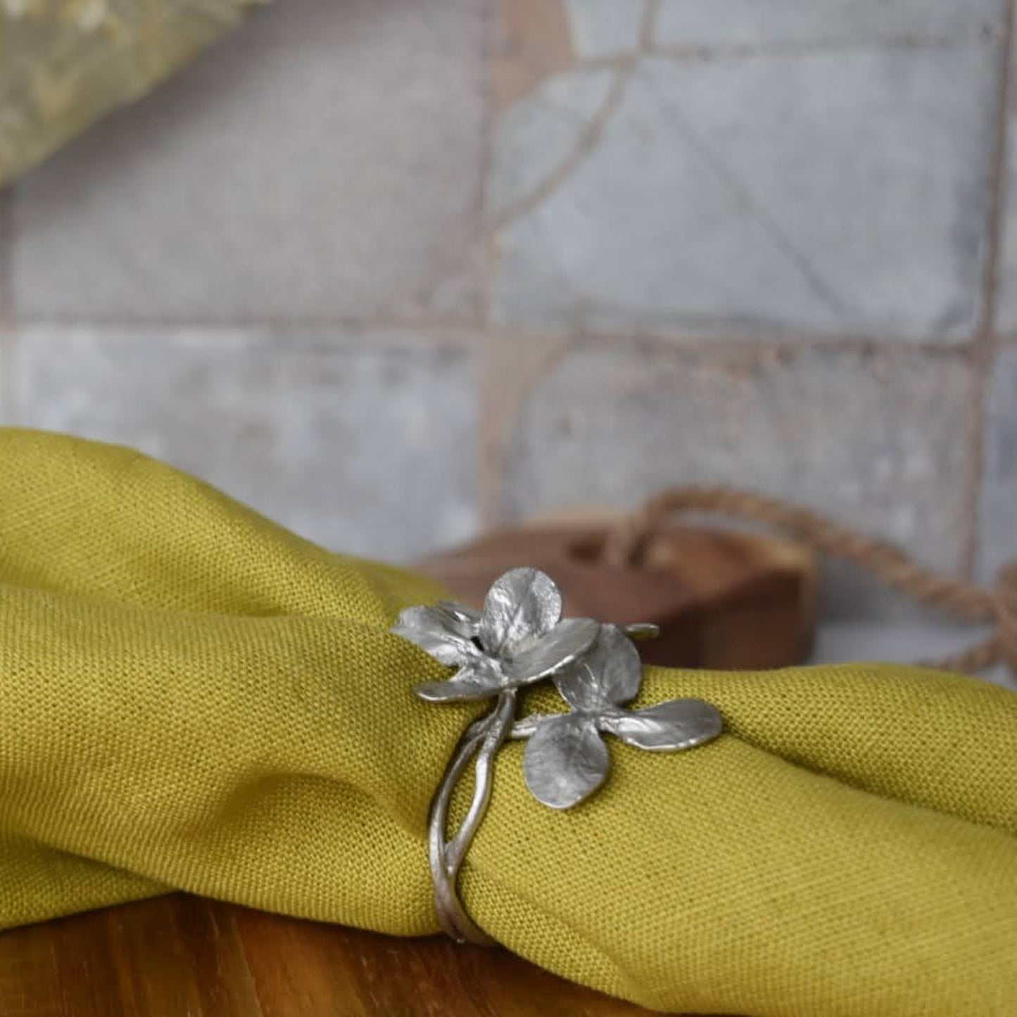 Clover Napkin Rings By Michael Michaud (Set of 4)