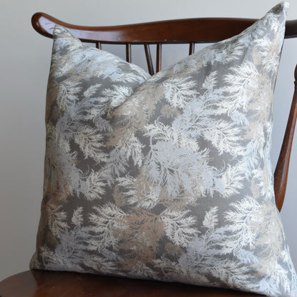 Decorative 100% Linen Pillow in "Coastal Winter" by Glass Muriel