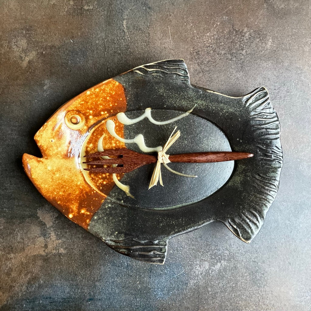 Fish Trays by Otis Pottery