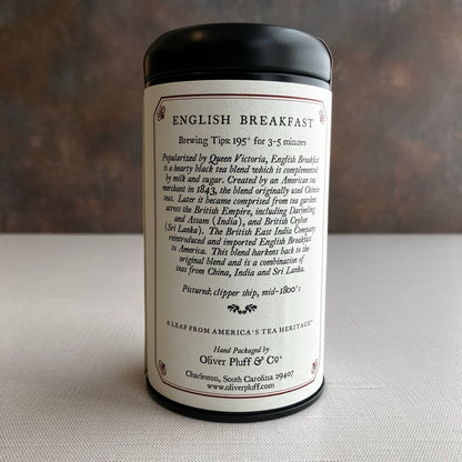 Tea English Breakfast Black Tea Blend by Oliver Pluff & Co