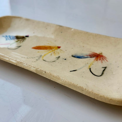 Extra Small Fly Fishing Dish by Jan Toscano