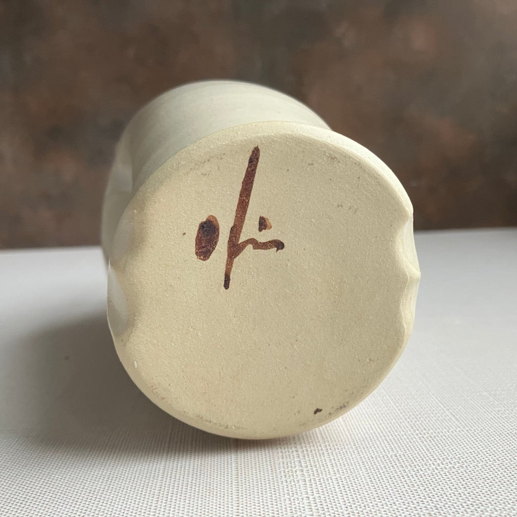 Oil Cruet in Cream by Otis Pottery