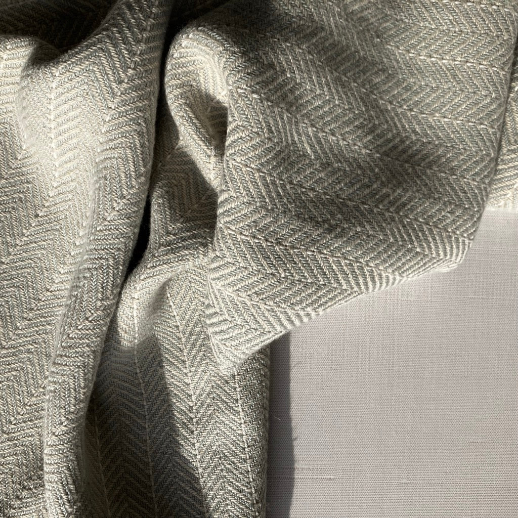 Tea Towel / Hand Towel Gray and White by Kristina Nichols