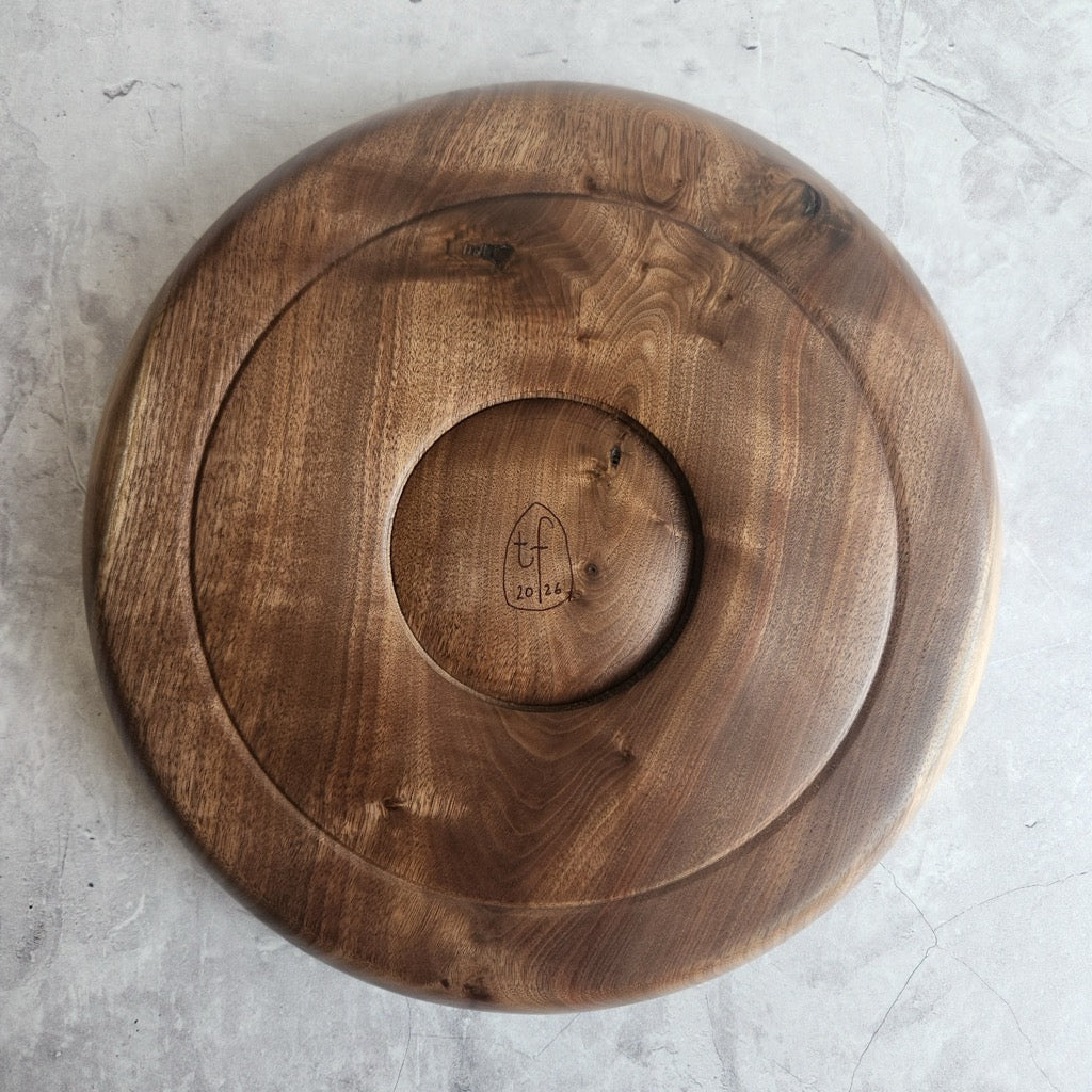 Walnut Platter by Thom Forester