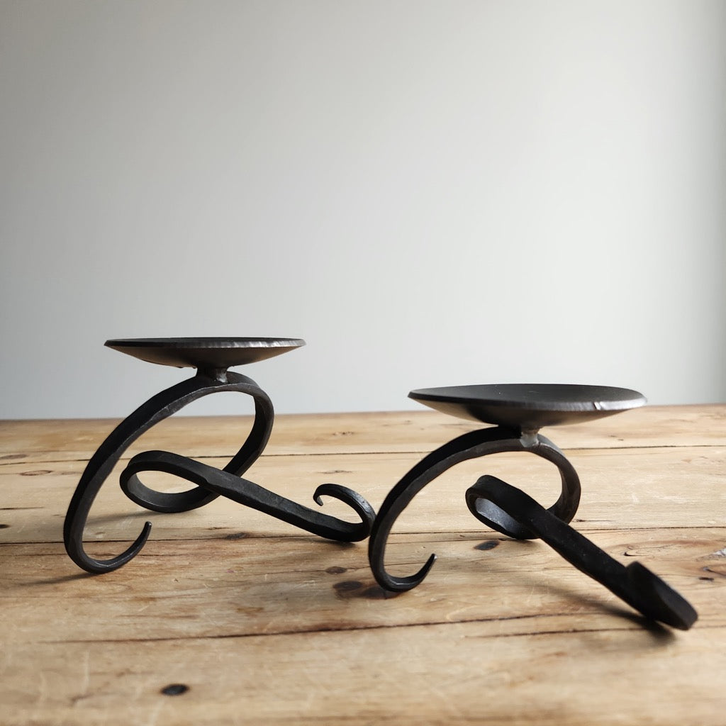 Sculpture Candle Holder by Blackthorne Forge