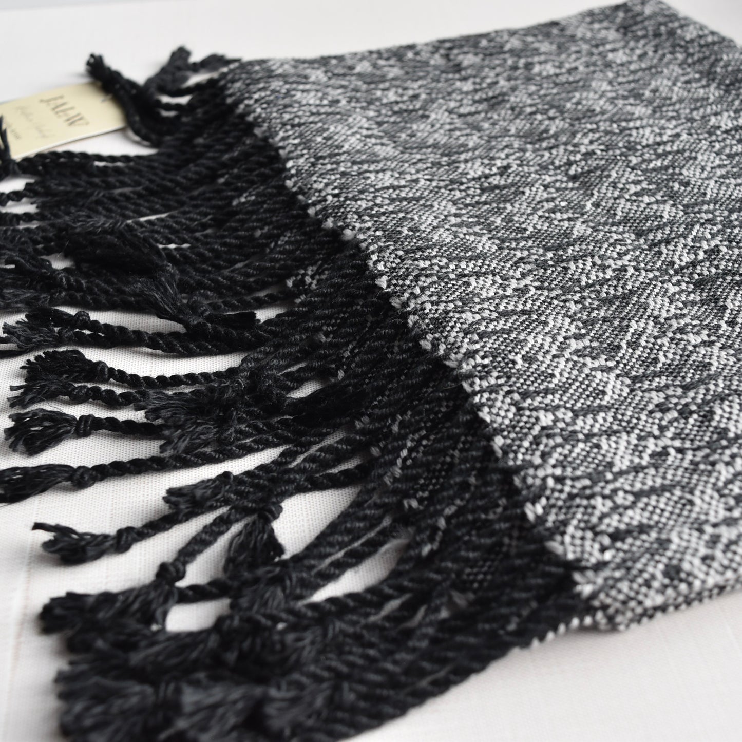 Gray and Black scarf by Kristina Nichols