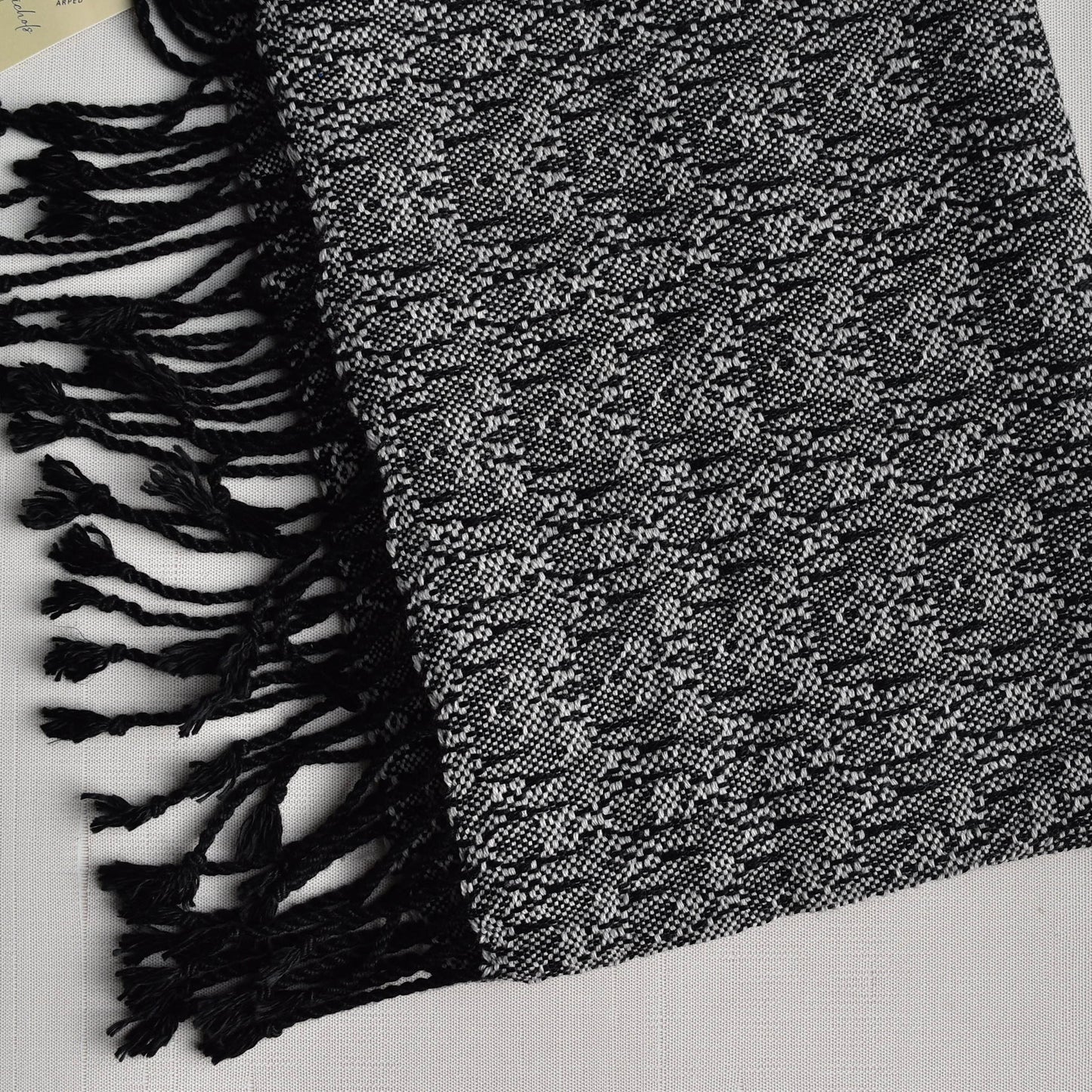 Gray and Black scarf by Kristina Nichols