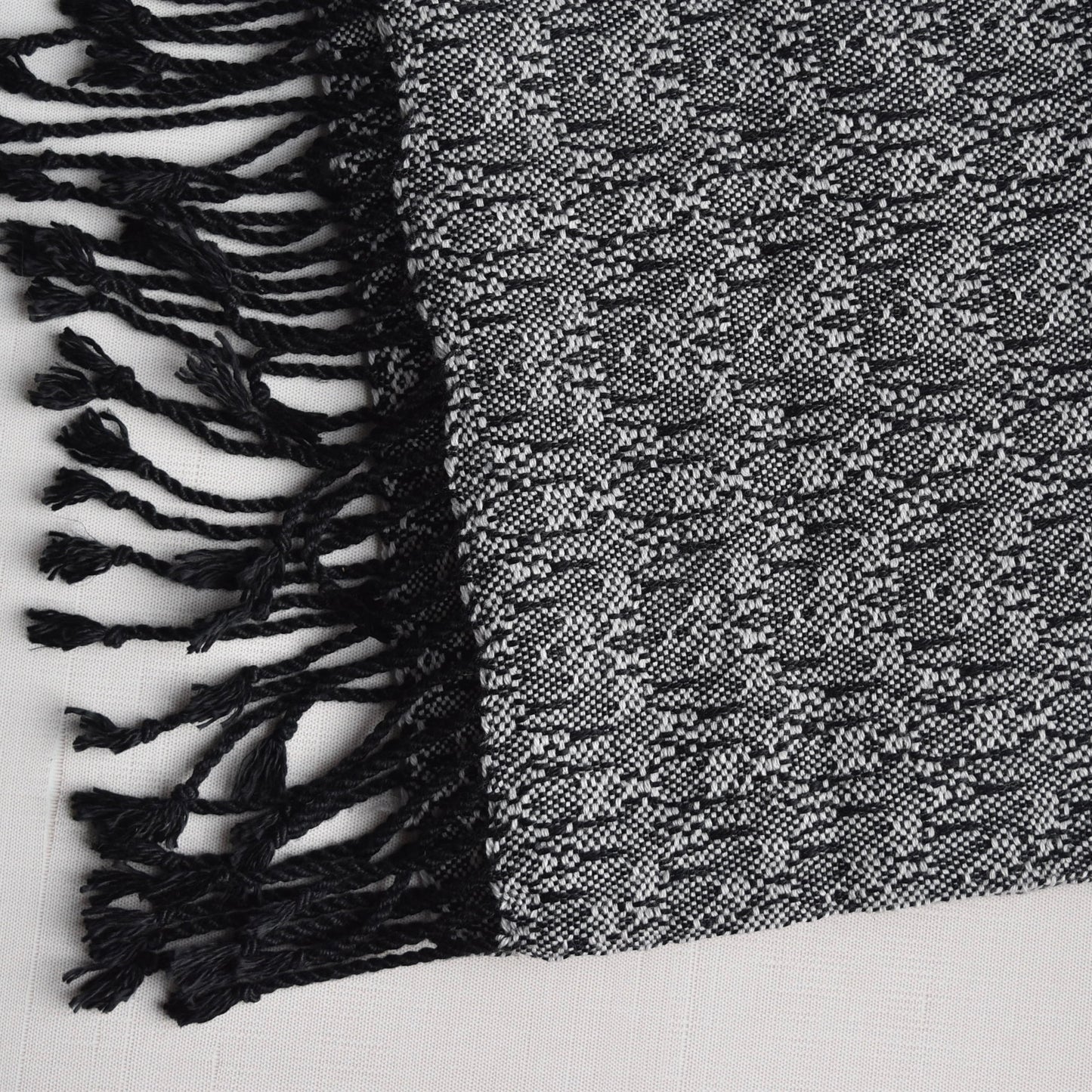 Gray and Black scarf by Kristina Nichols