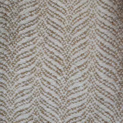 Tan and White Scarf by Kristina Nichols