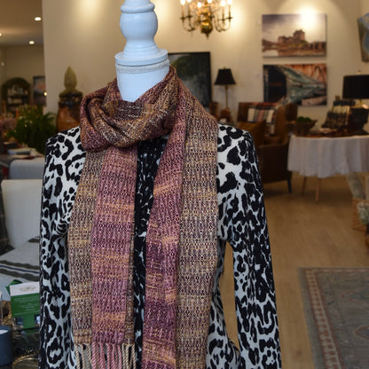 Orange, Red, and Yellow Scarf by Kristina Nichols