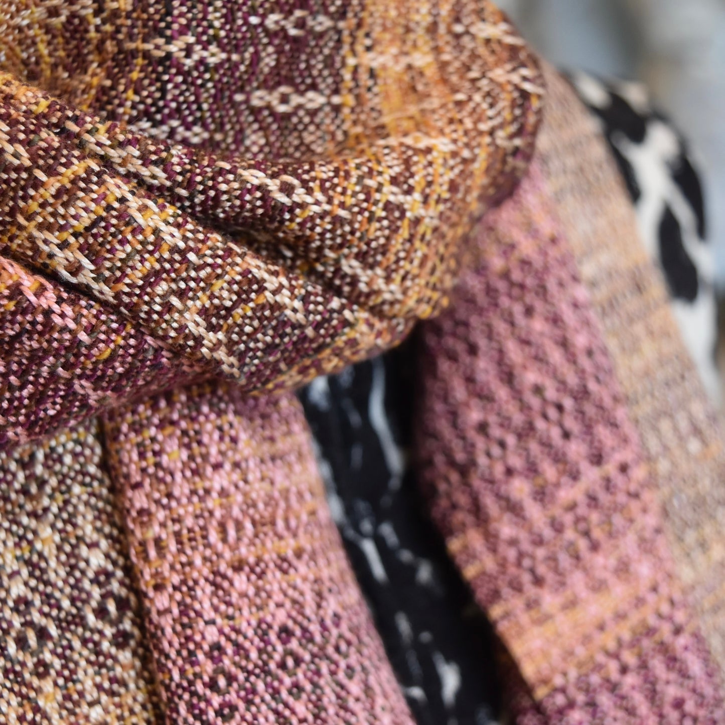 Orange, Red, and Yellow Scarf by Kristina Nichols