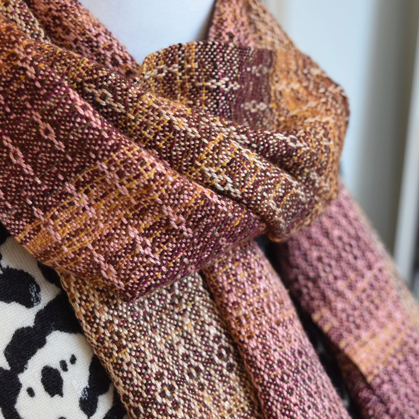 Orange, Red, and Yellow Scarf by Kristina Nichols