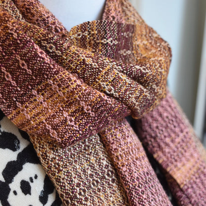 Orange, Red, and Yellow Scarf by Kristina Nichols
