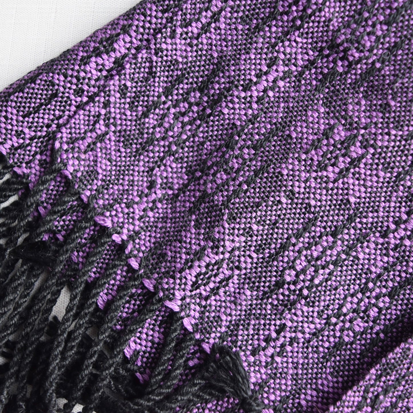 Black and Purple Scarf by Kristina Nichols