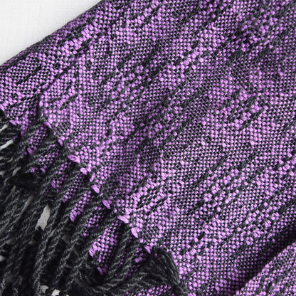 Black and Purple Scarf by Kristina Nichols