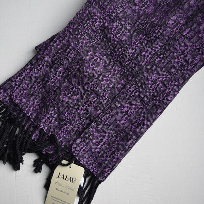 Black and Purple Scarf by Kristina Nichols