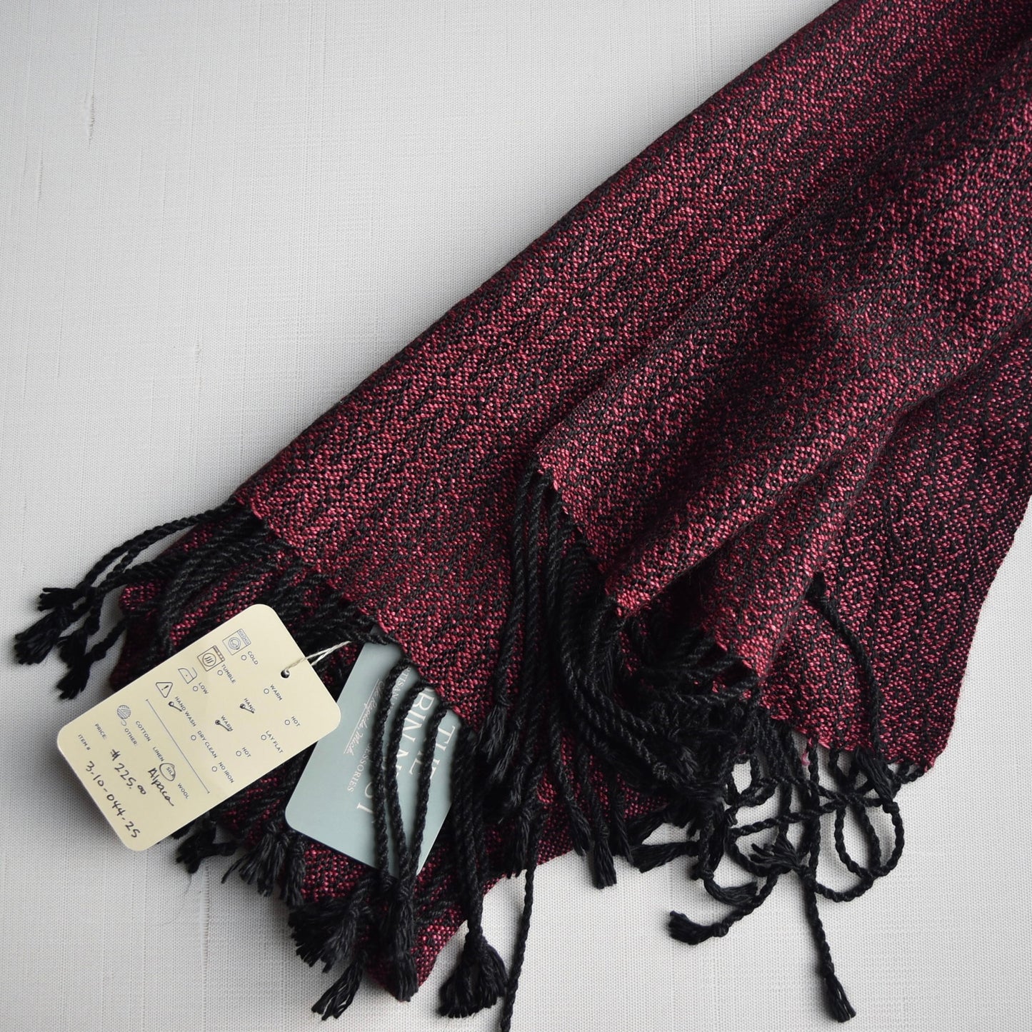 Pink and Black Scarf by Kristina Nichols