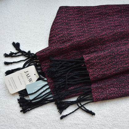 Pink and Black Scarf by Kristina Nichols